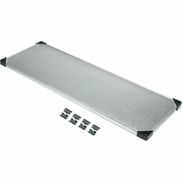 Nexel S1854SZ Solid Galvanized Shelf 54inW x 18inD B2391957